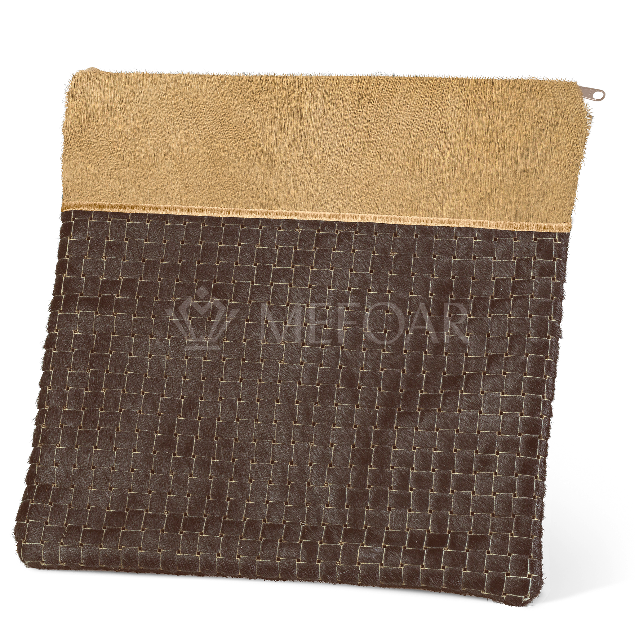 324-Brown Woven Fur