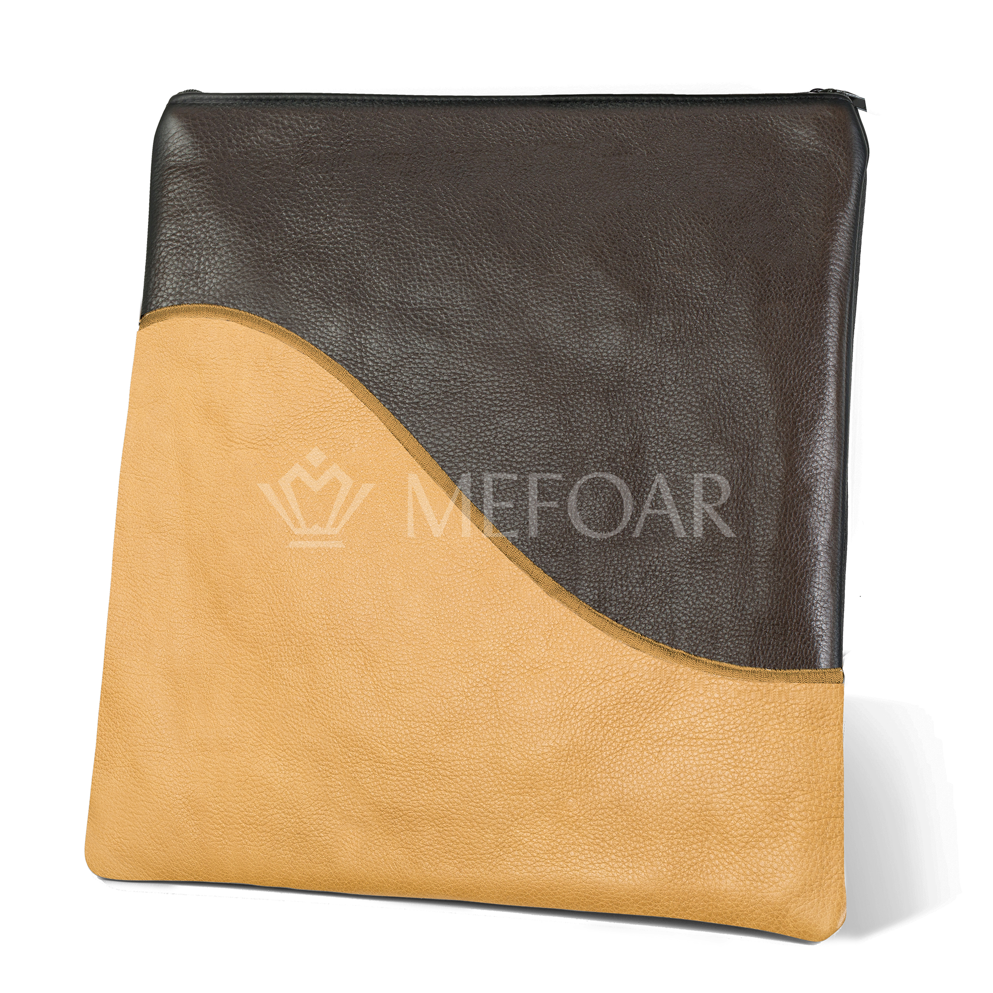 325- Camel and Brown Leather