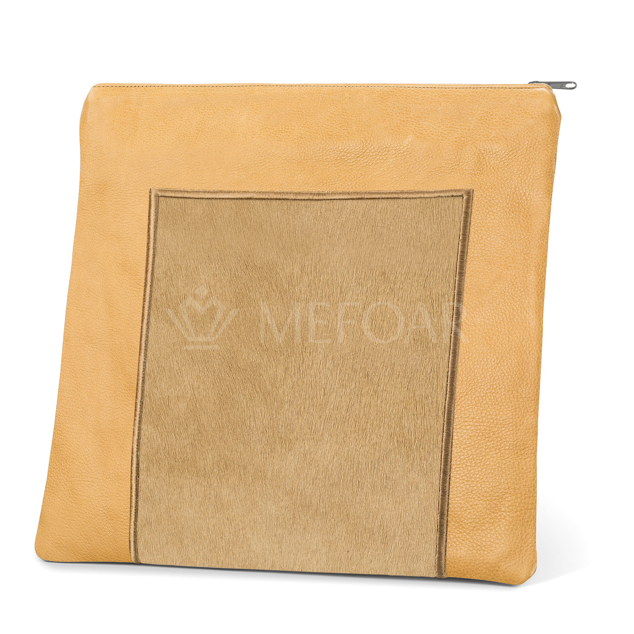 327-Camel Leather And Fur