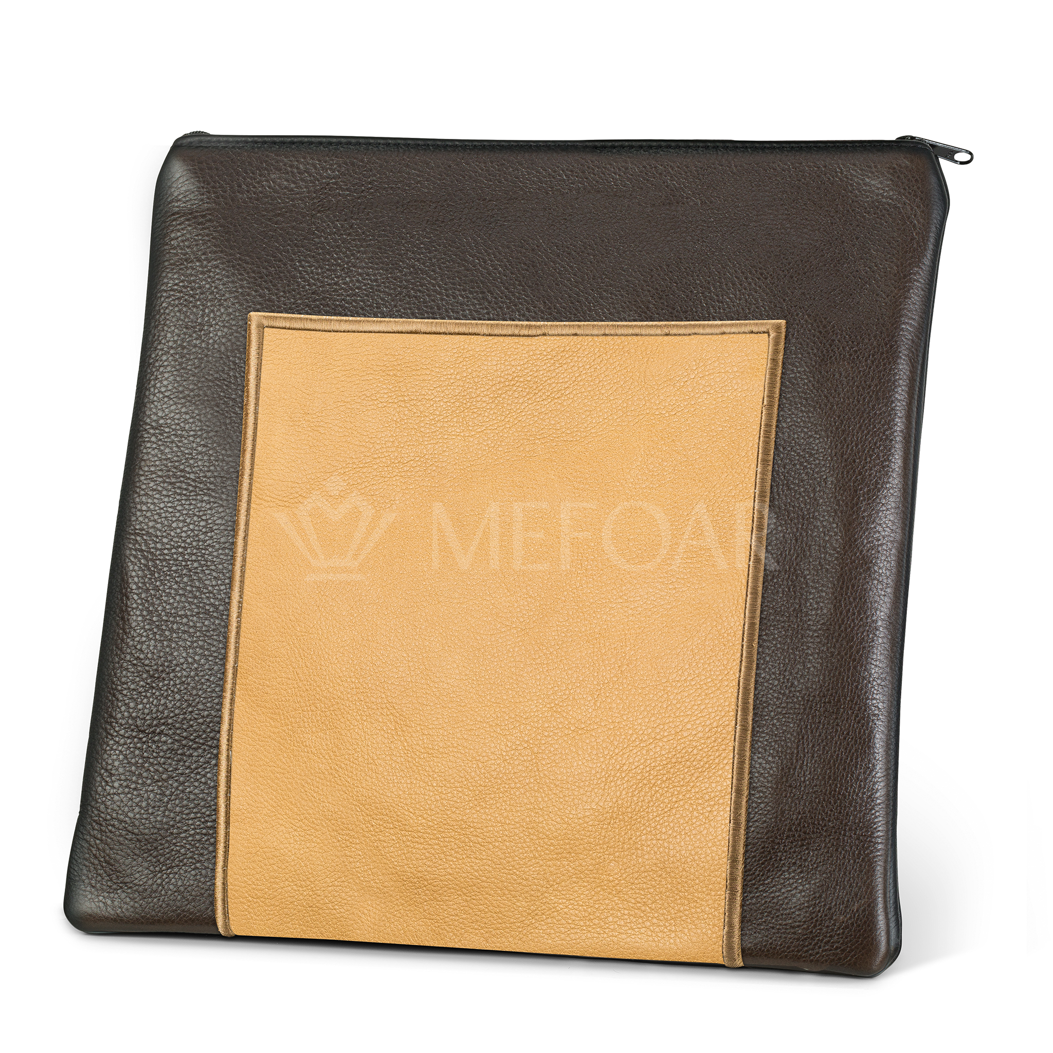 327- Camel and Brown Leather