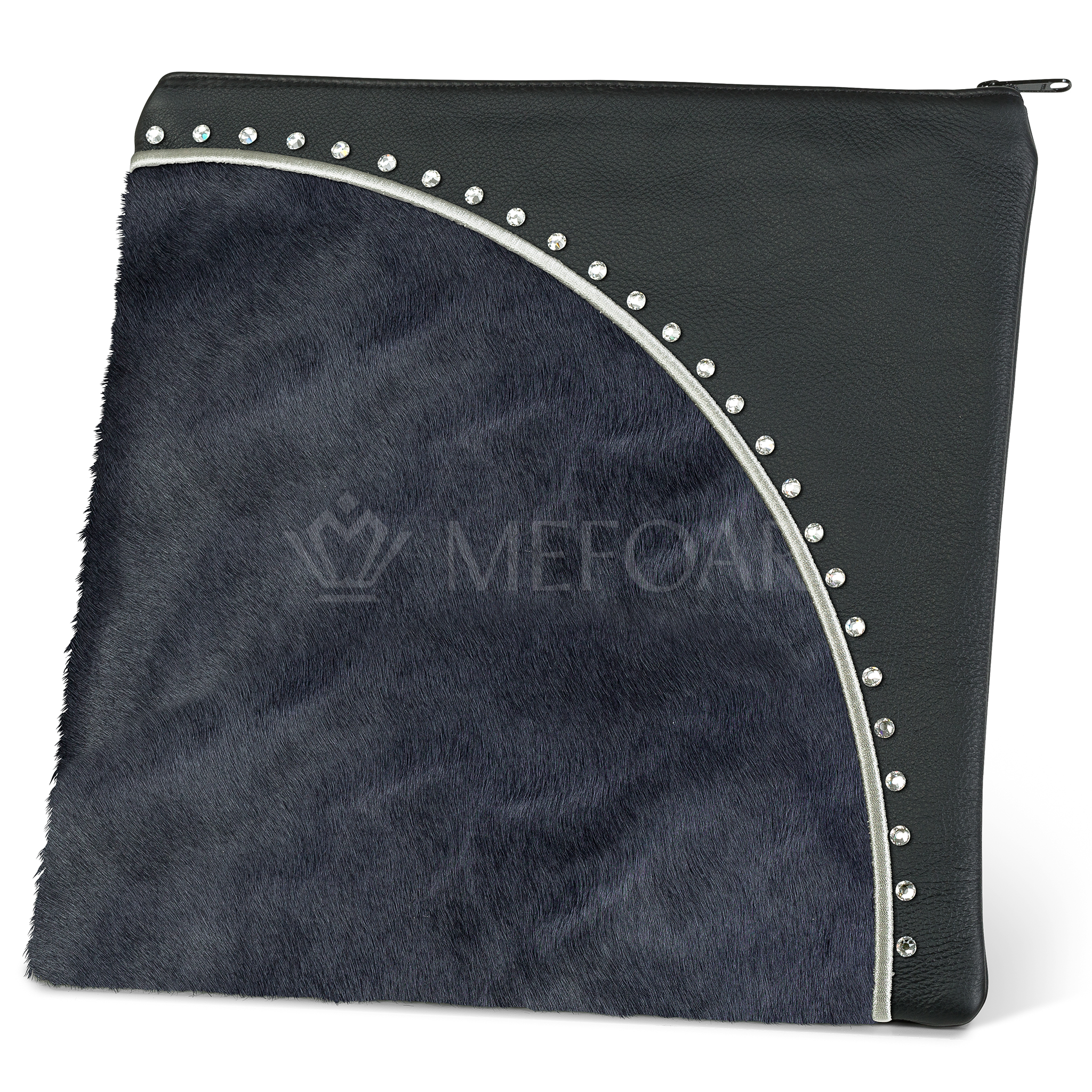 344 - Black Leather and Fur