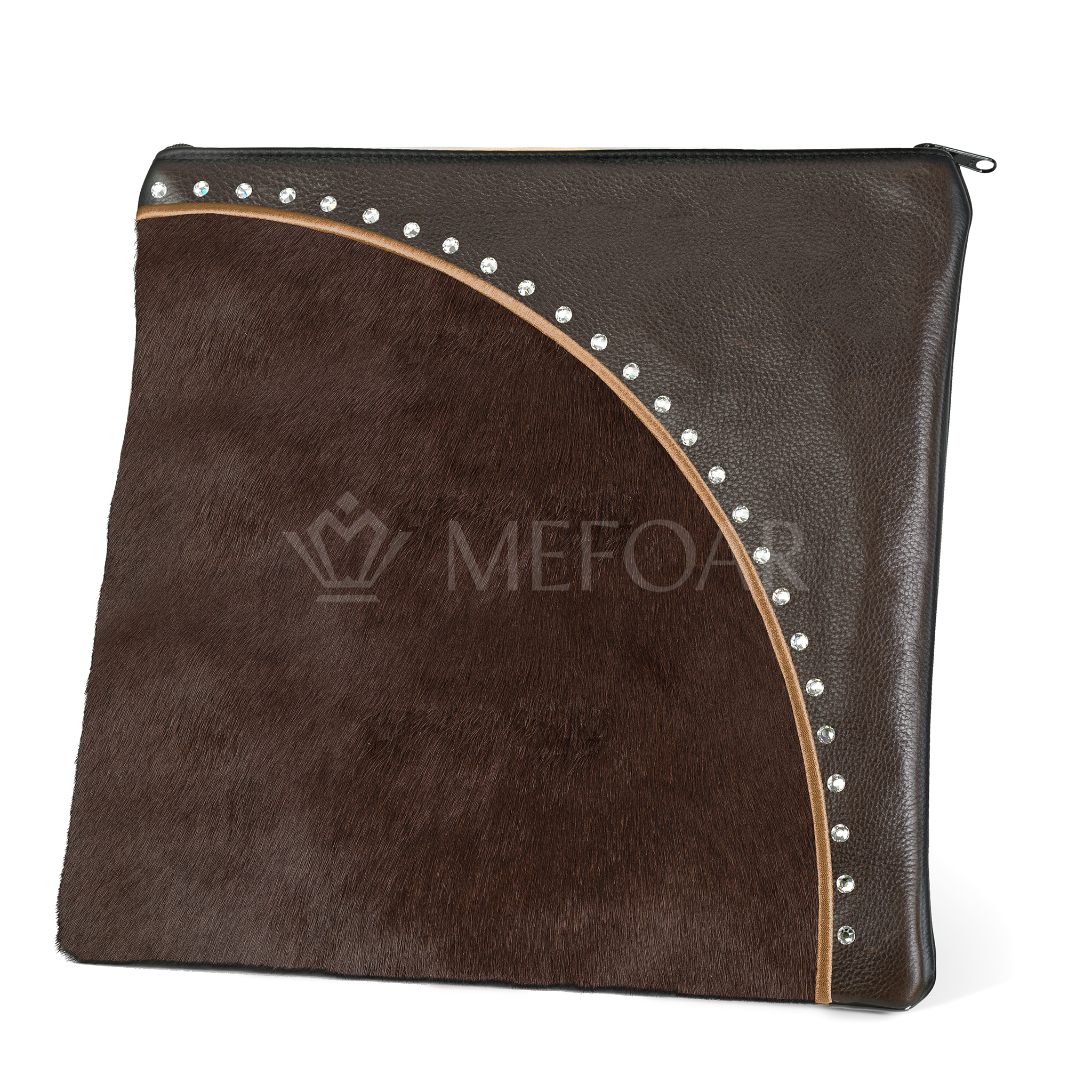 344 - Brown Leather and Fur