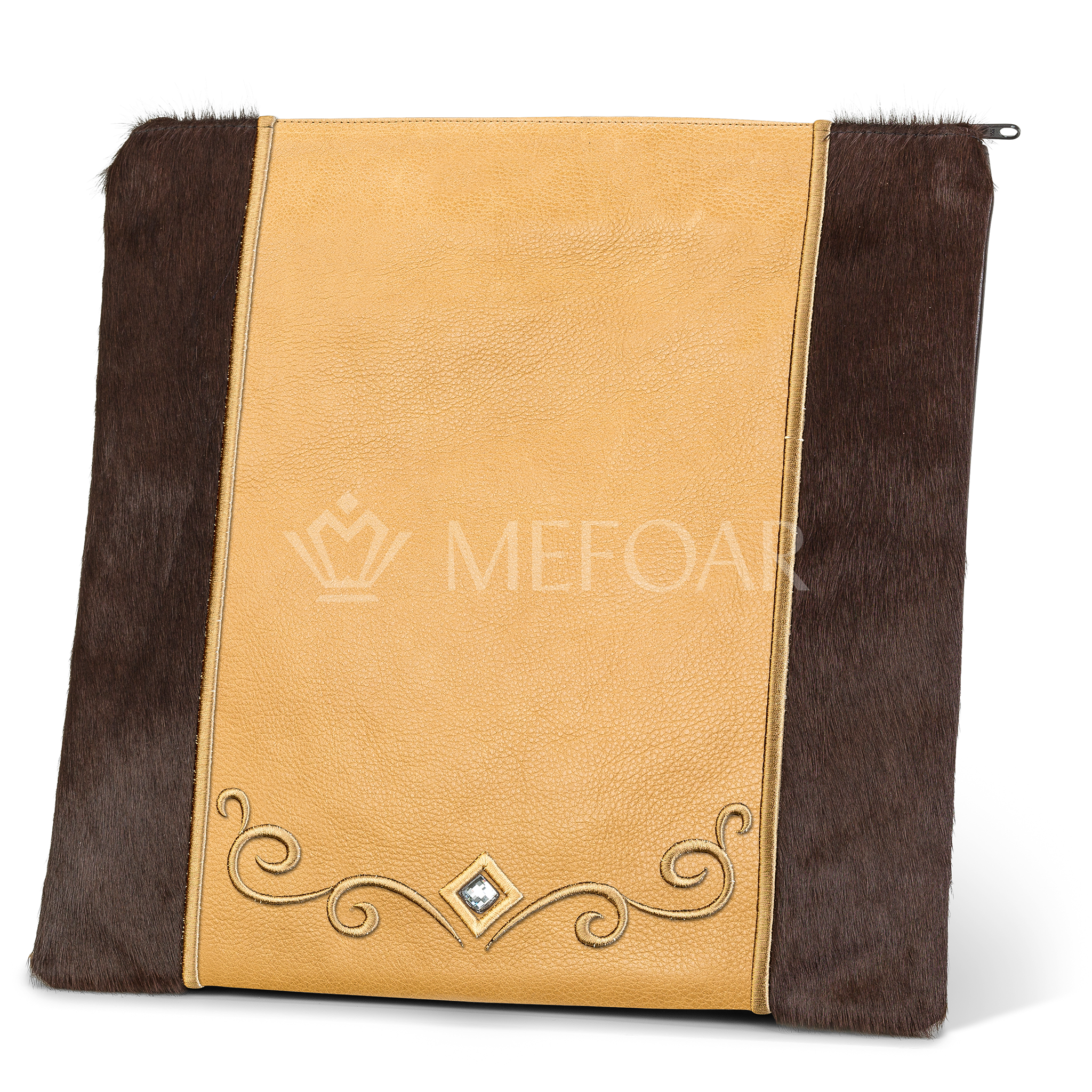 345 - Brown Fur and Leather