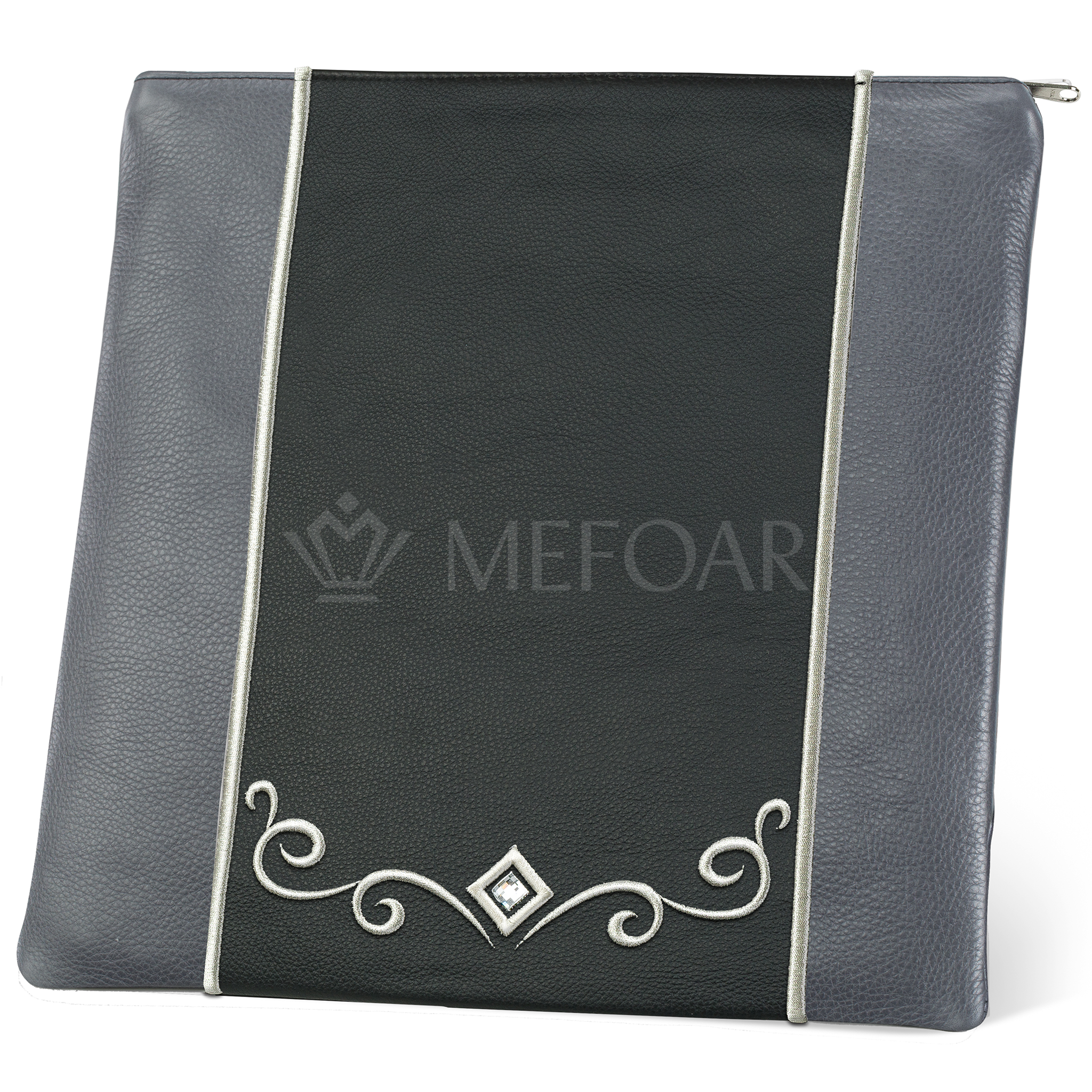 345- Black and Livid Leather