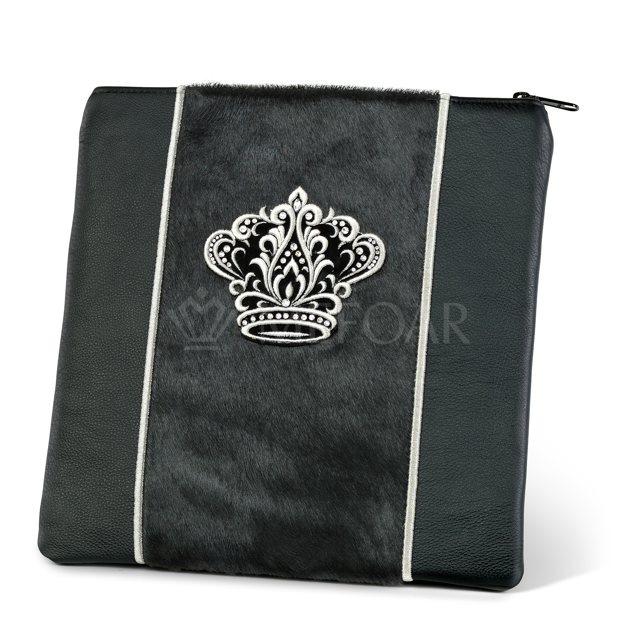 347 - Black Leather and Fur