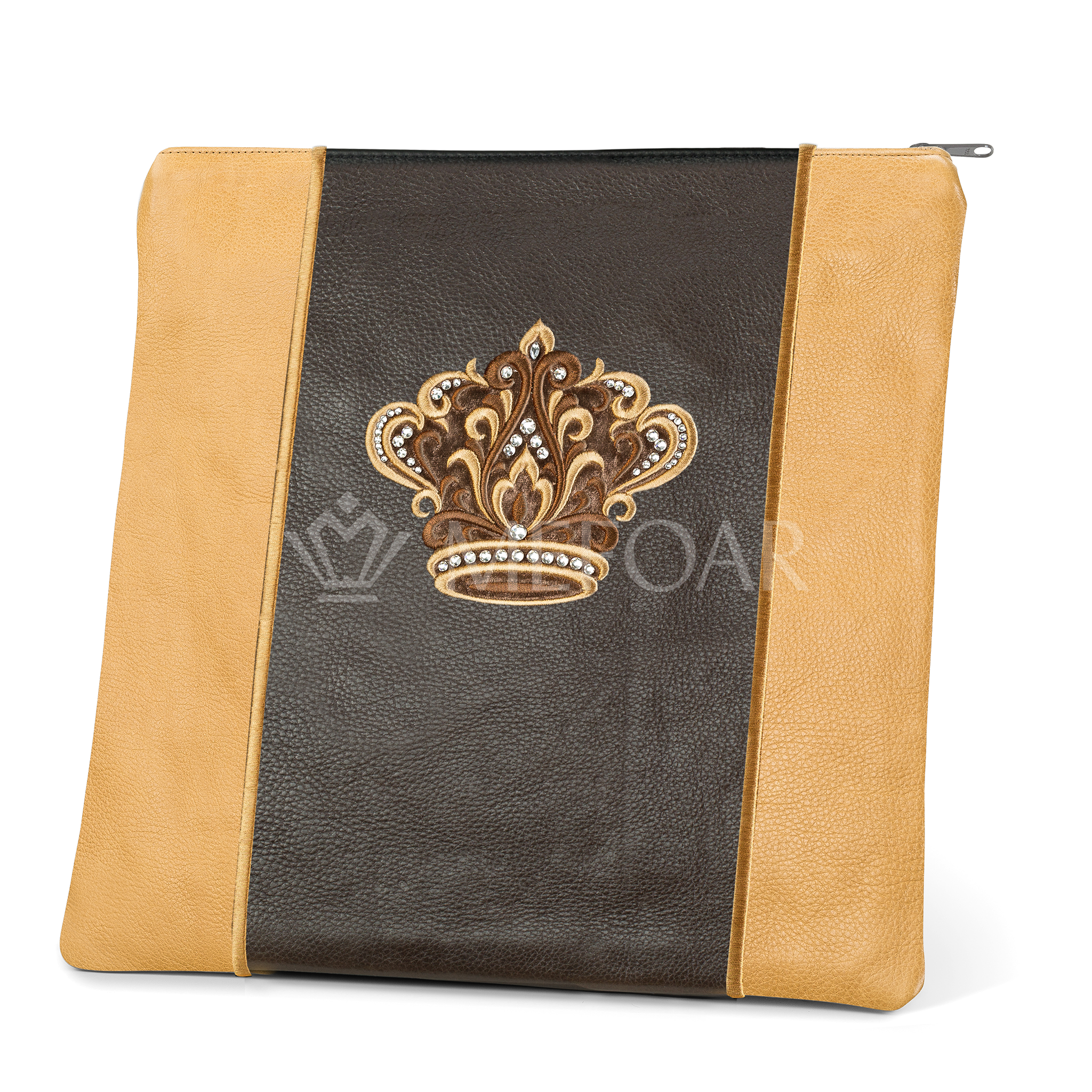 347- Brown and Camel Leather