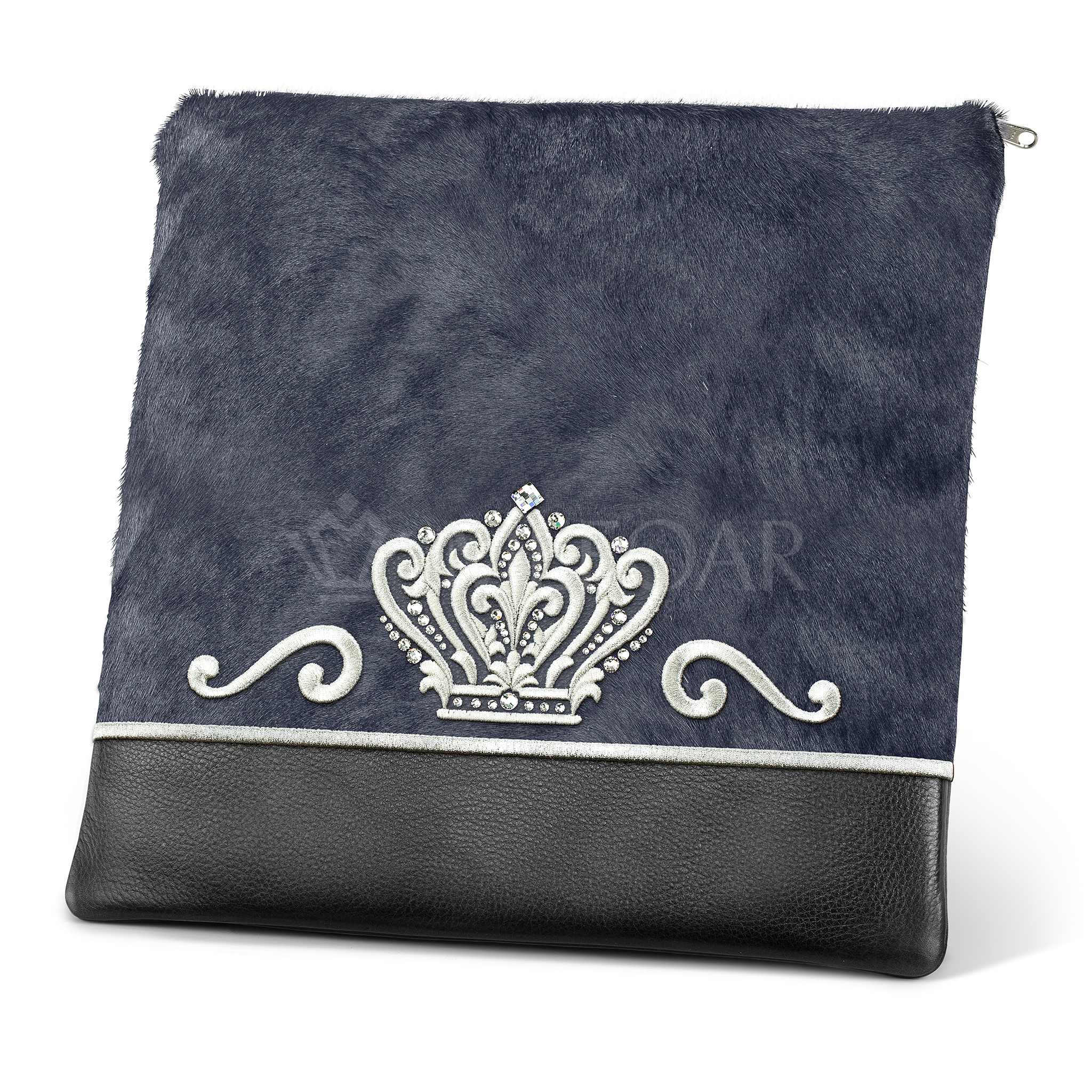 349 - Black Leather and Fur