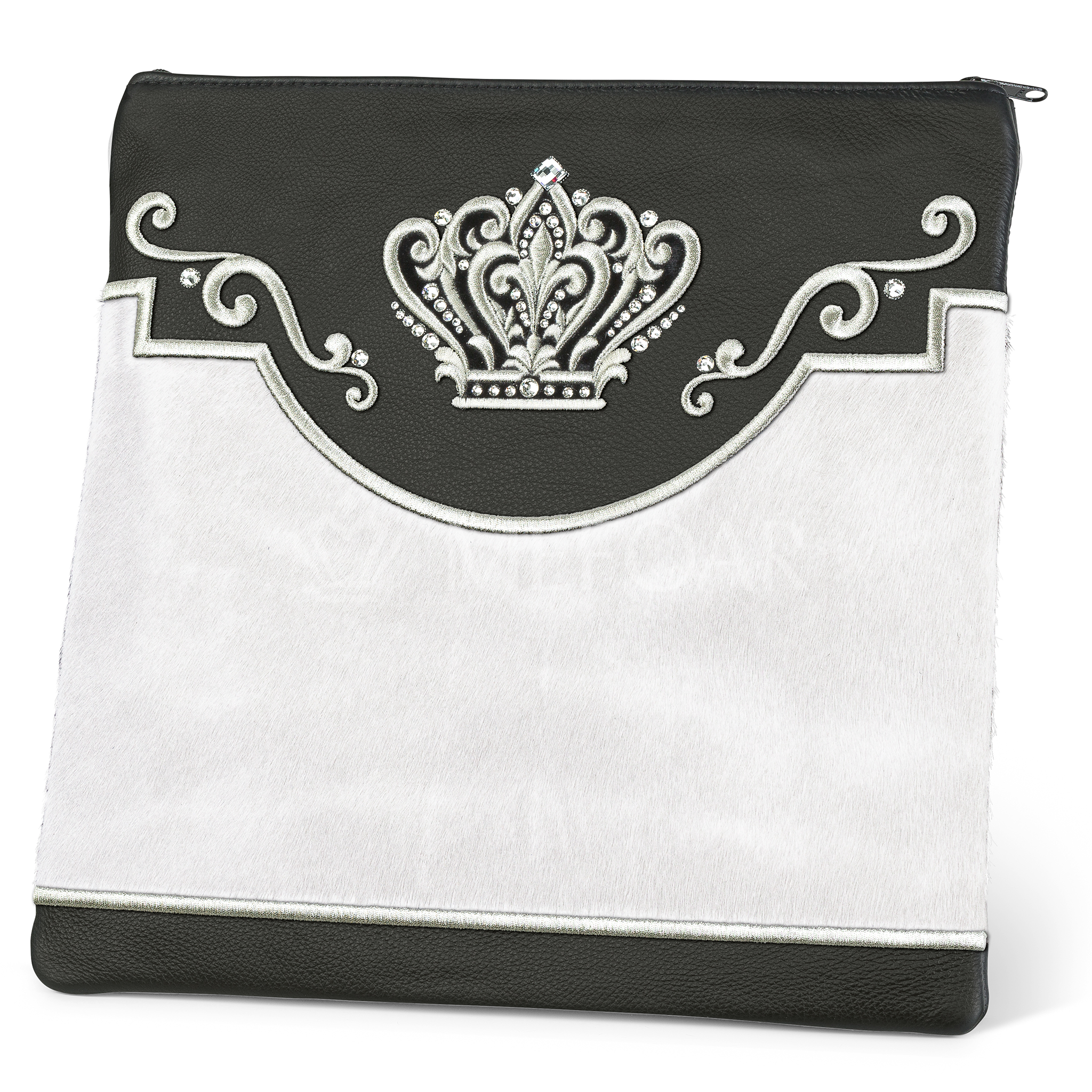 350 - Black Leather and Fur