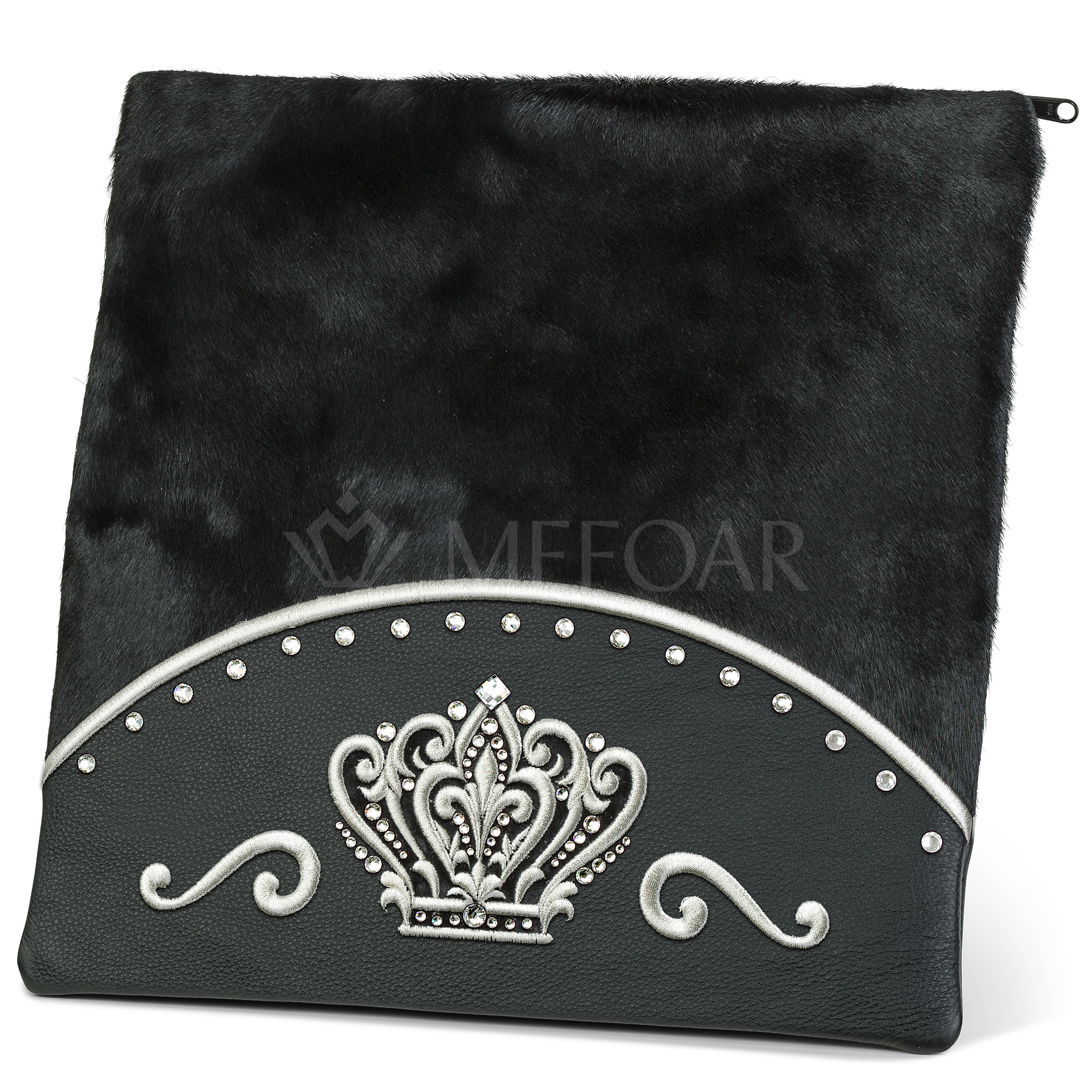 351 - Black Leather and Fur