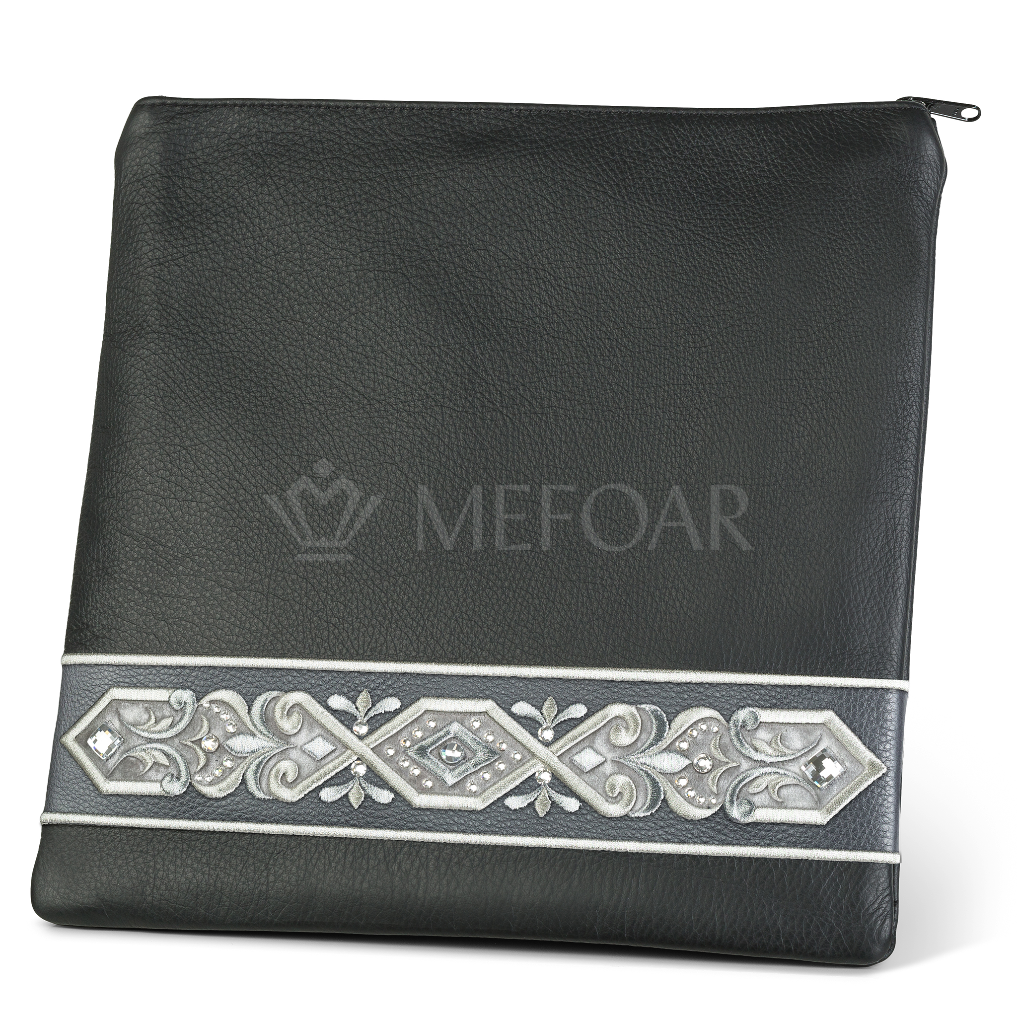 353- Black and Livid Leather