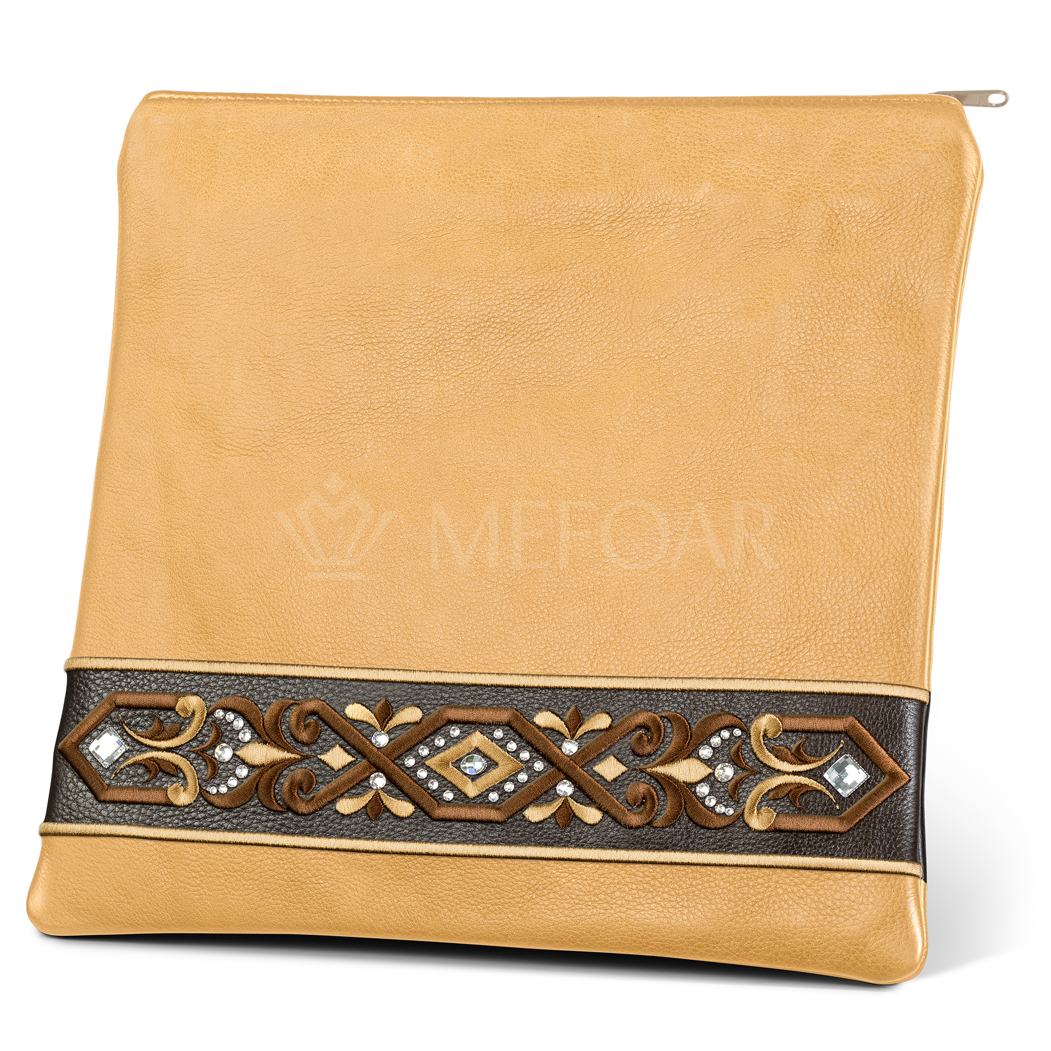 353- Camel and Brown Leather