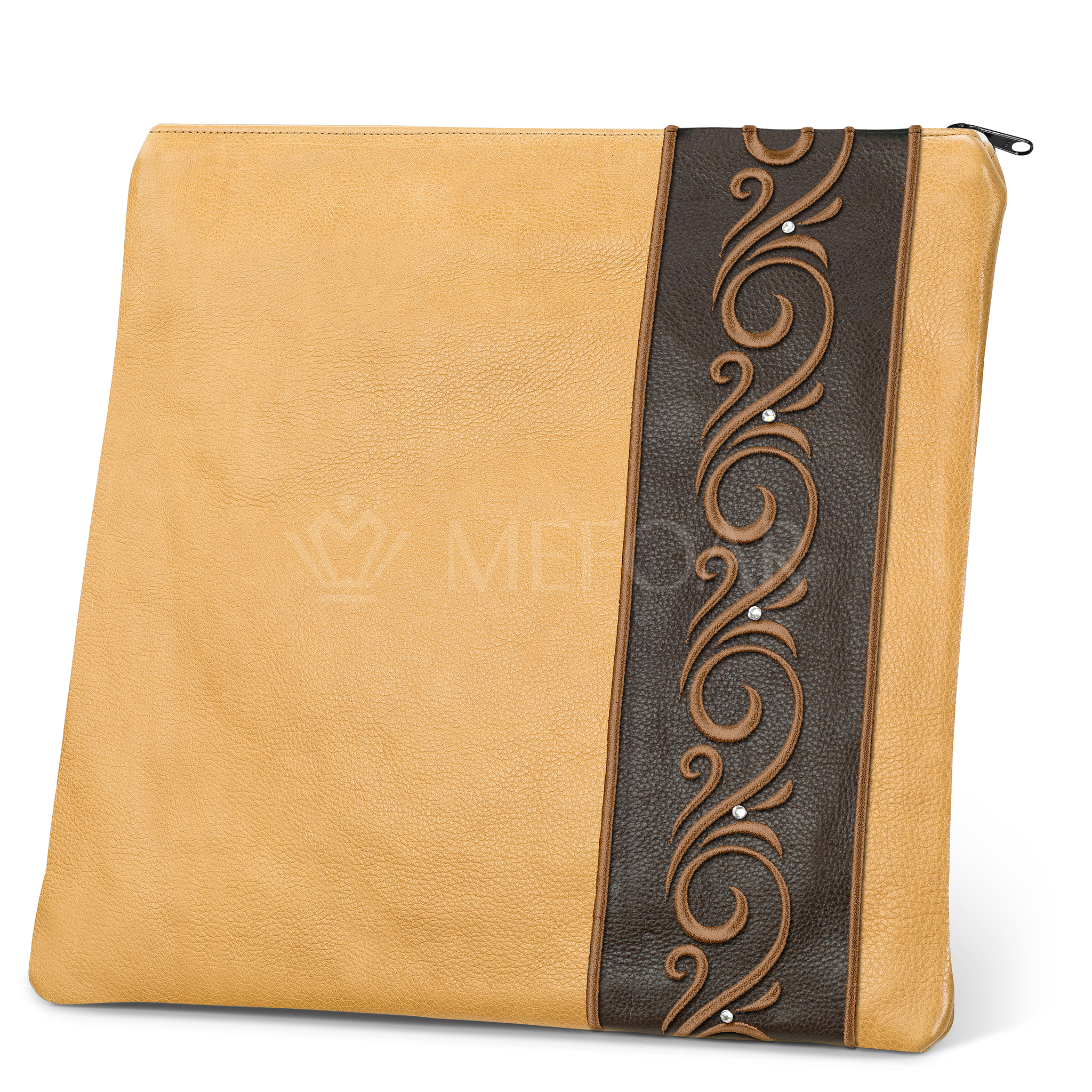 354- Camel and Brown Leather