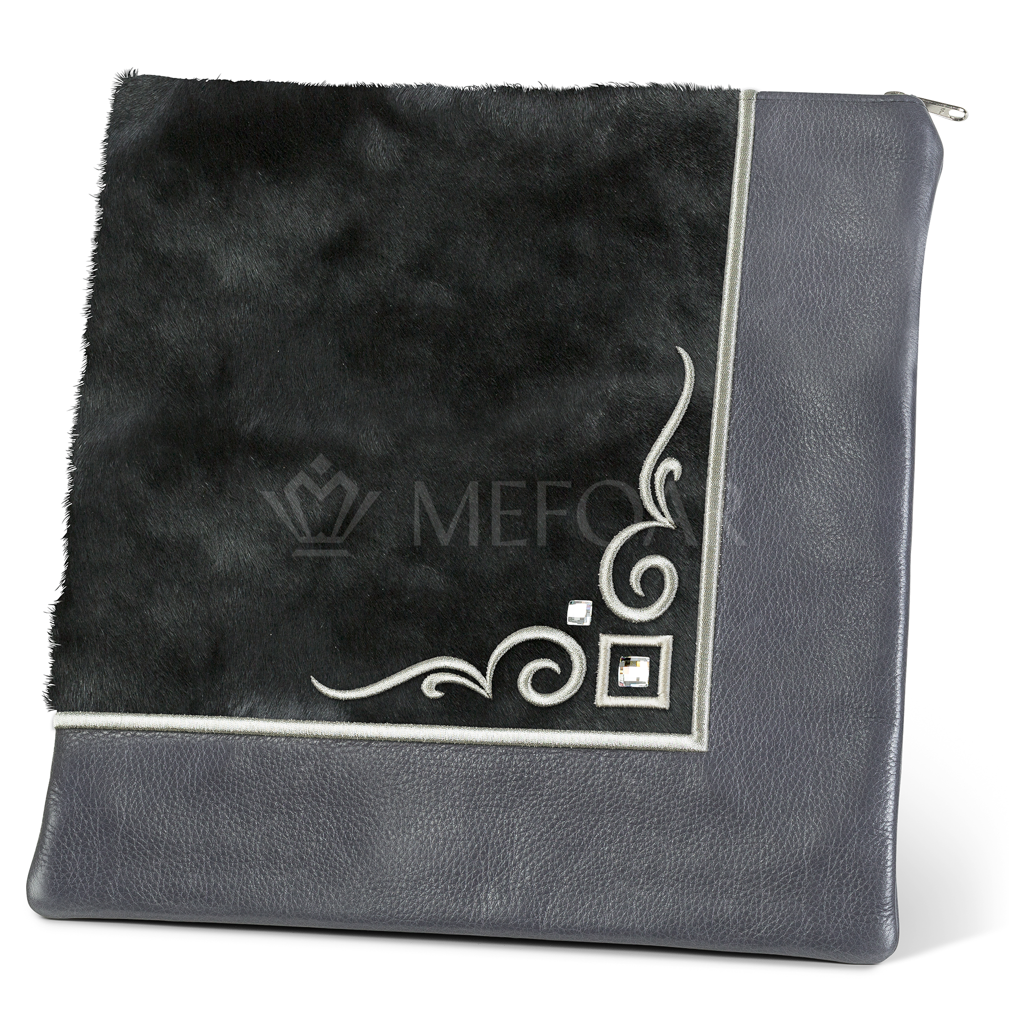 356 - Black Fur and Leather