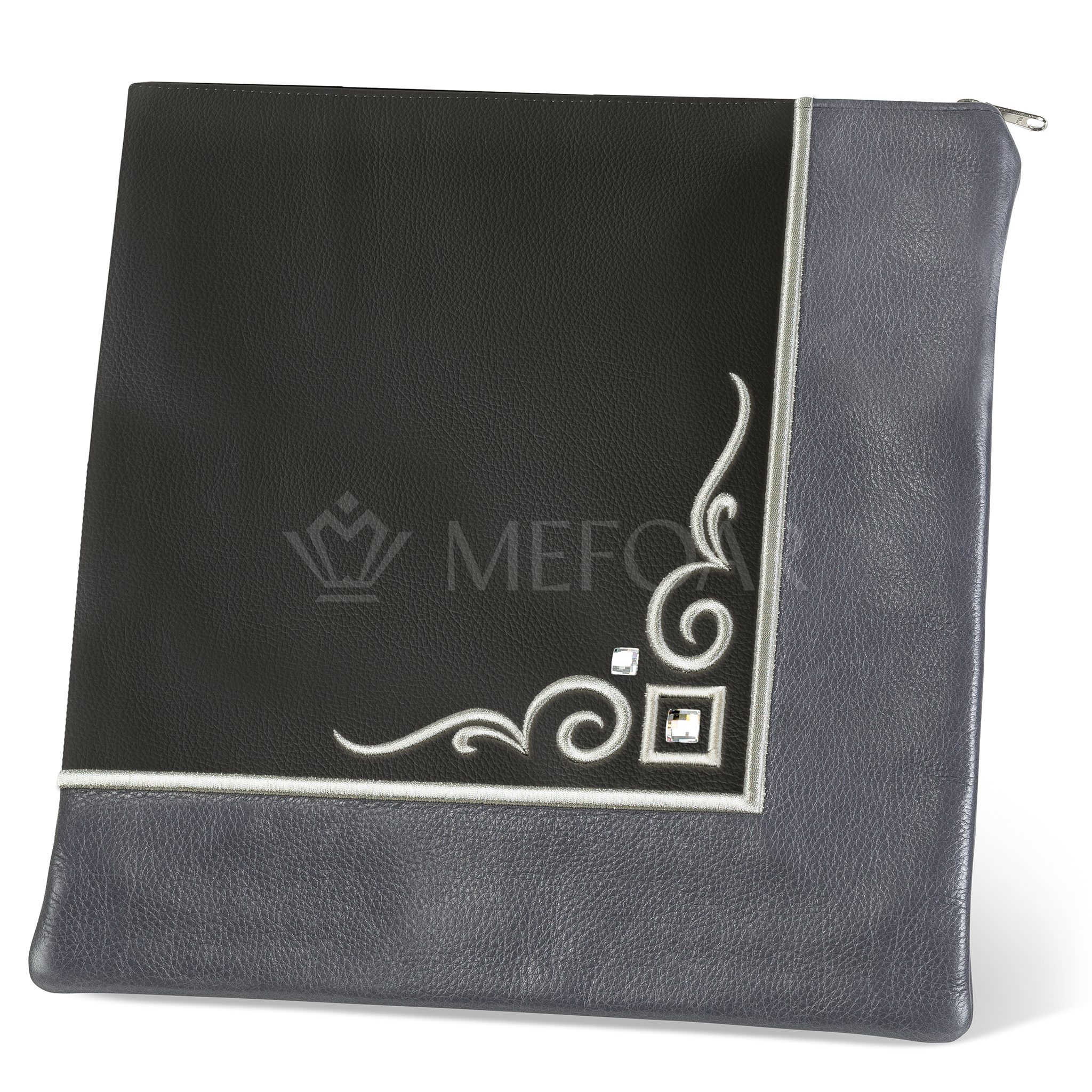 356- Black and Livid Leather