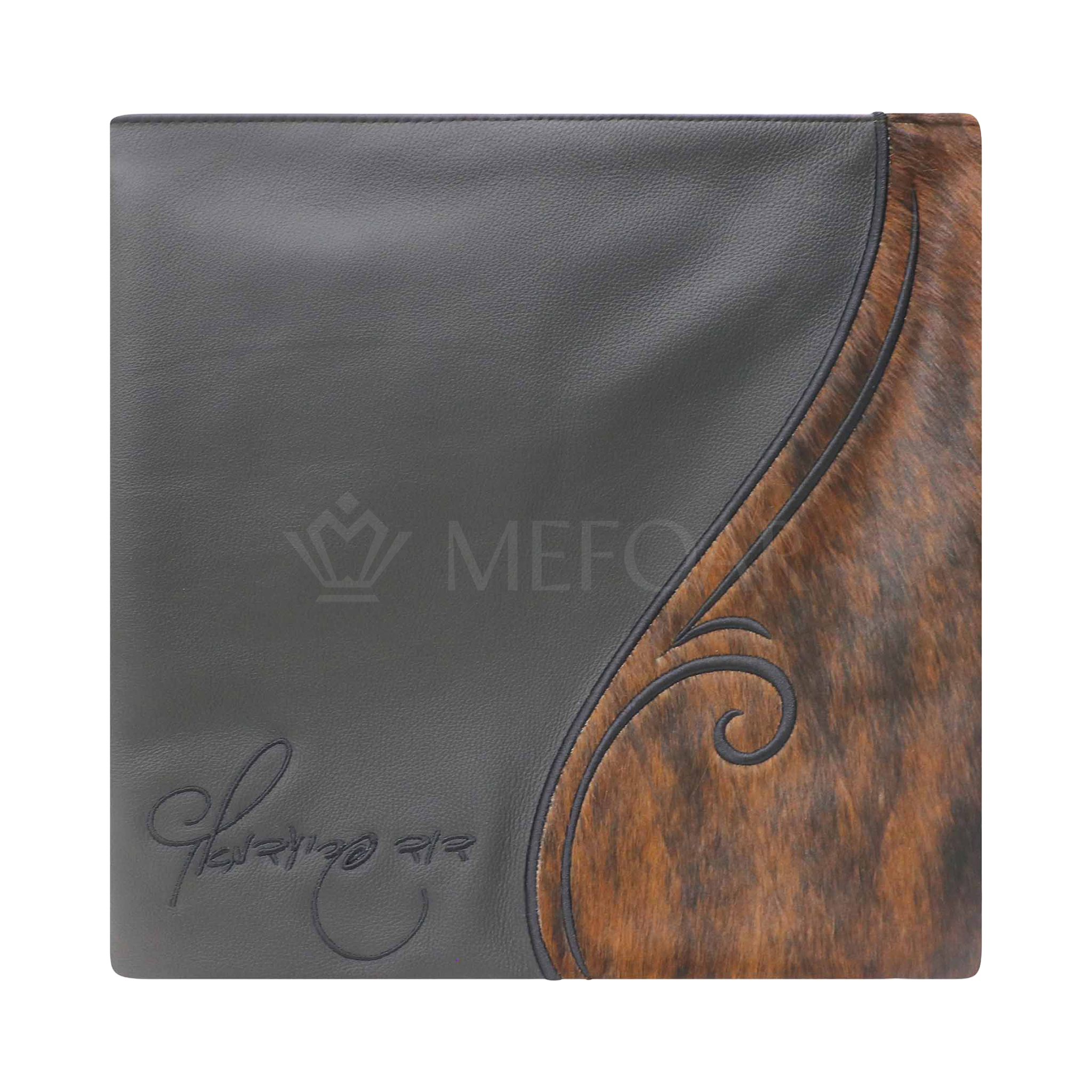 359 - Black Leather and Fur