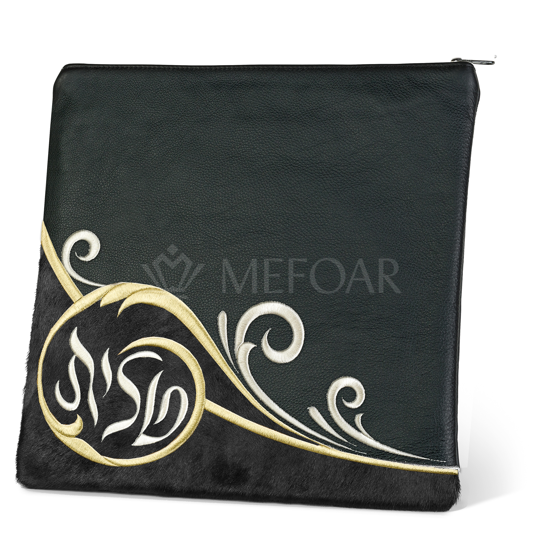 367 - Black Leather and Fur