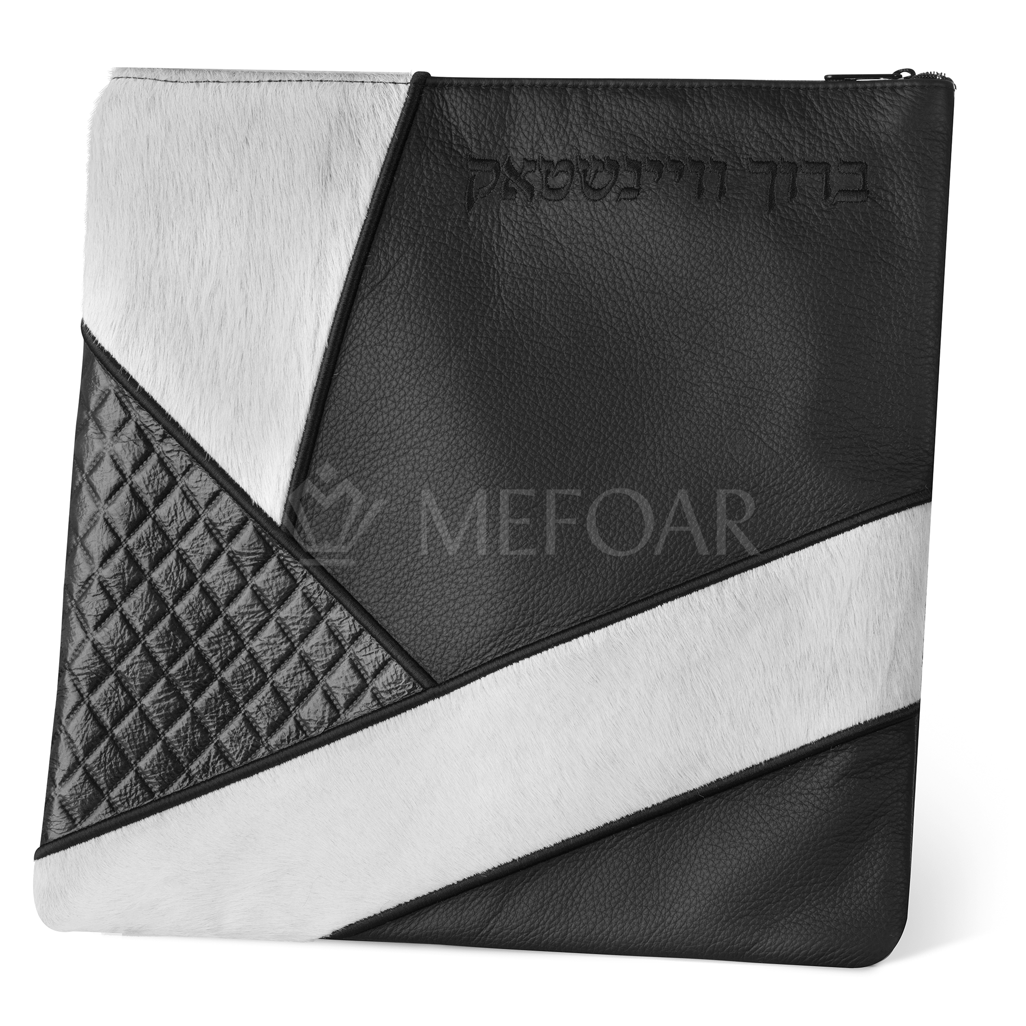 383 - Black Leather and Fur