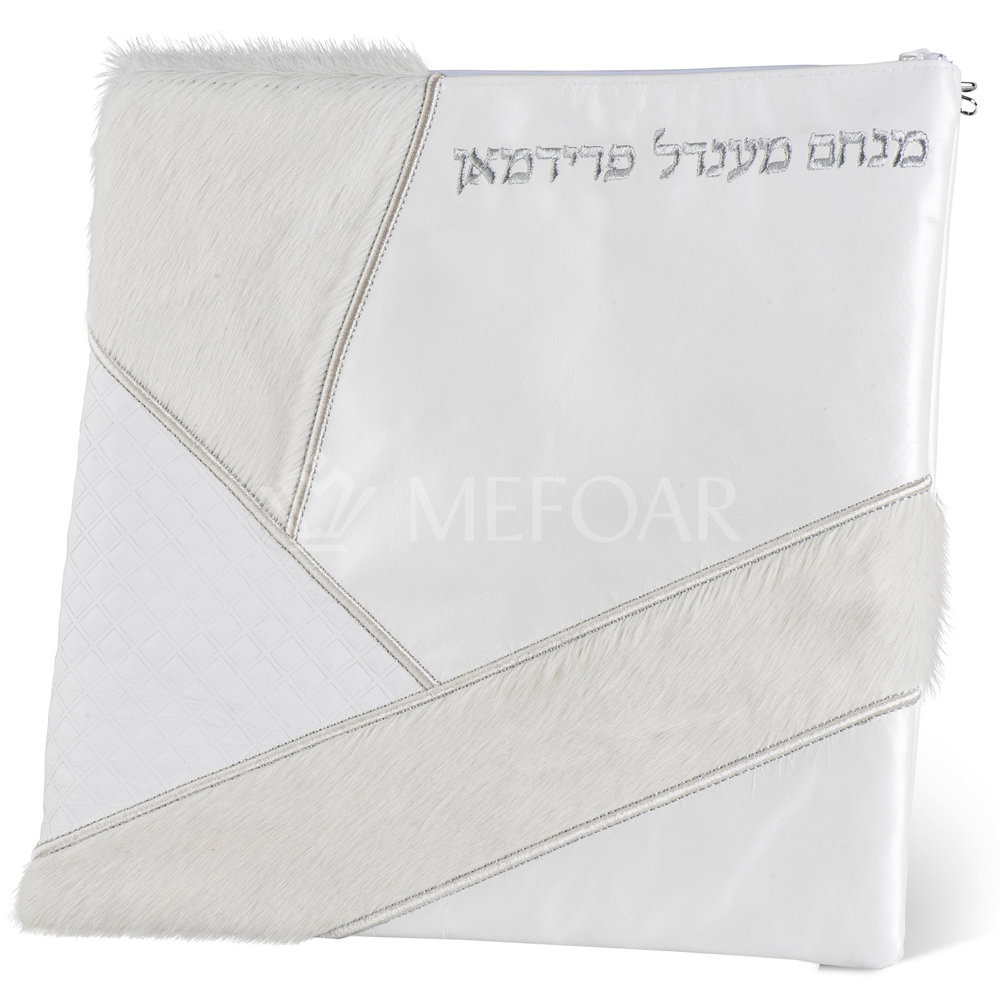 383 - White Leather and Fur