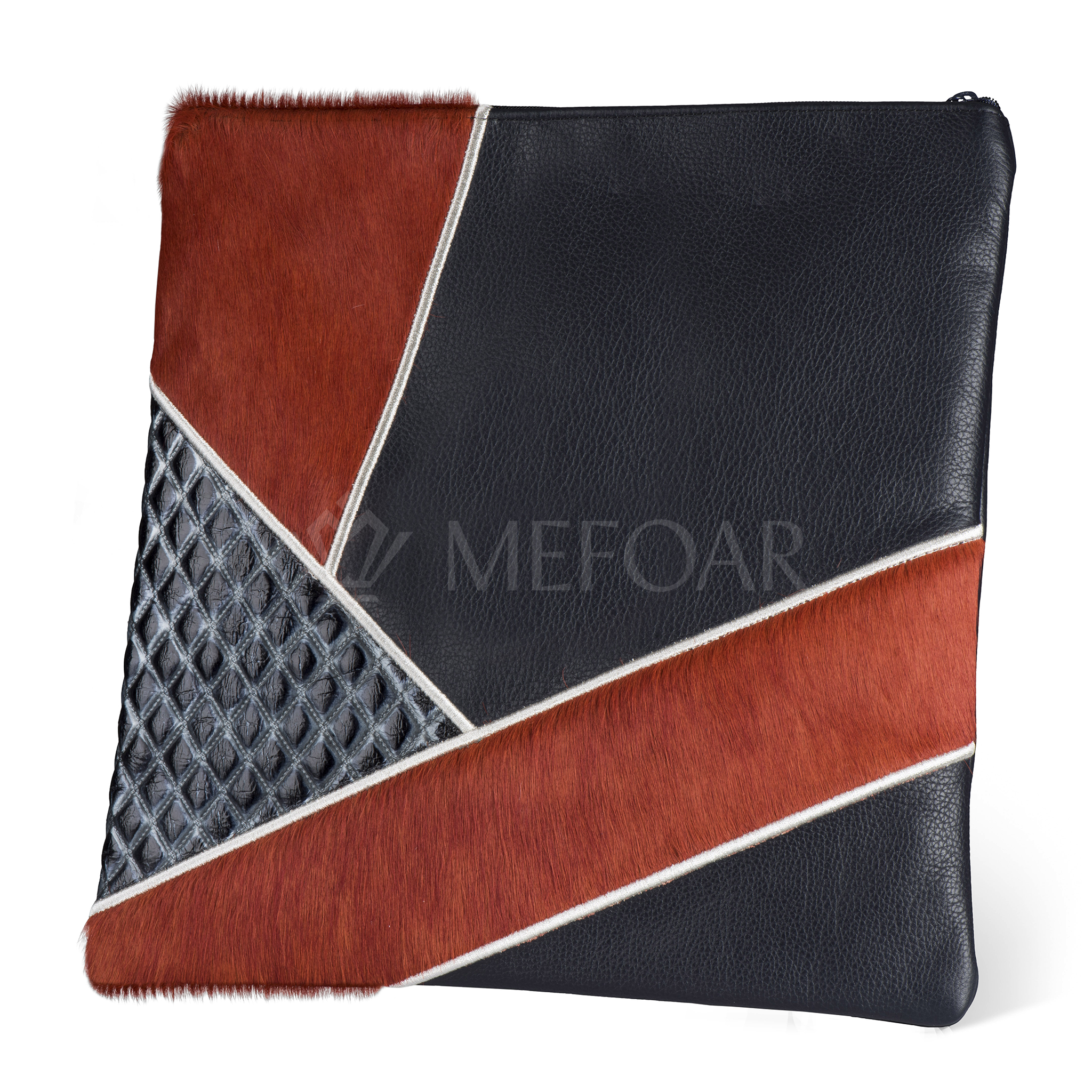 383 - Black Leather and Fur