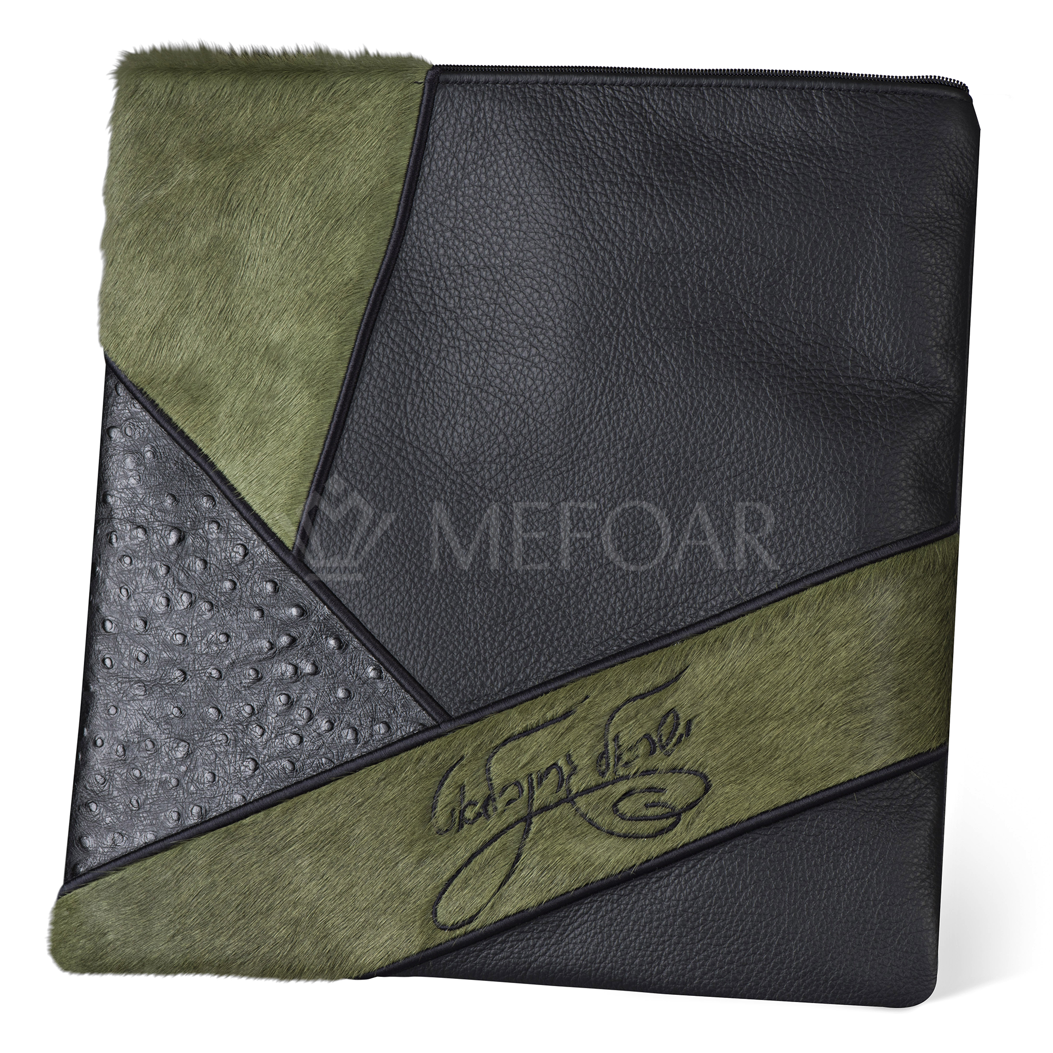 383 - Black Leather and Fur