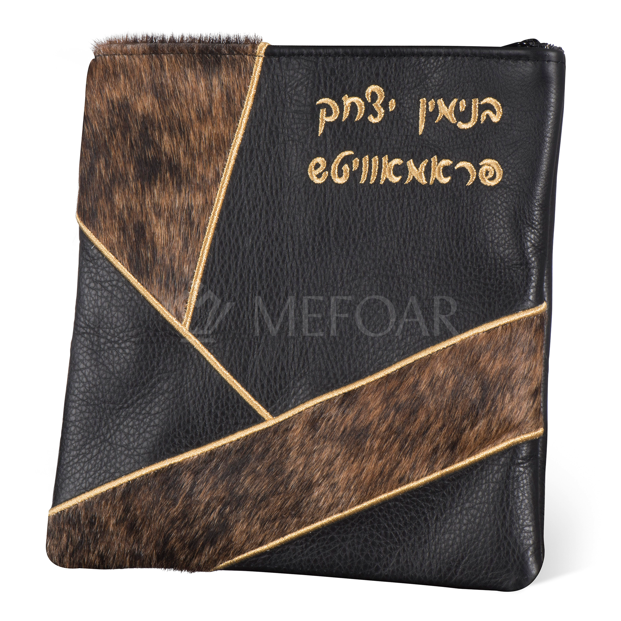 383 - Black Leather and Fur