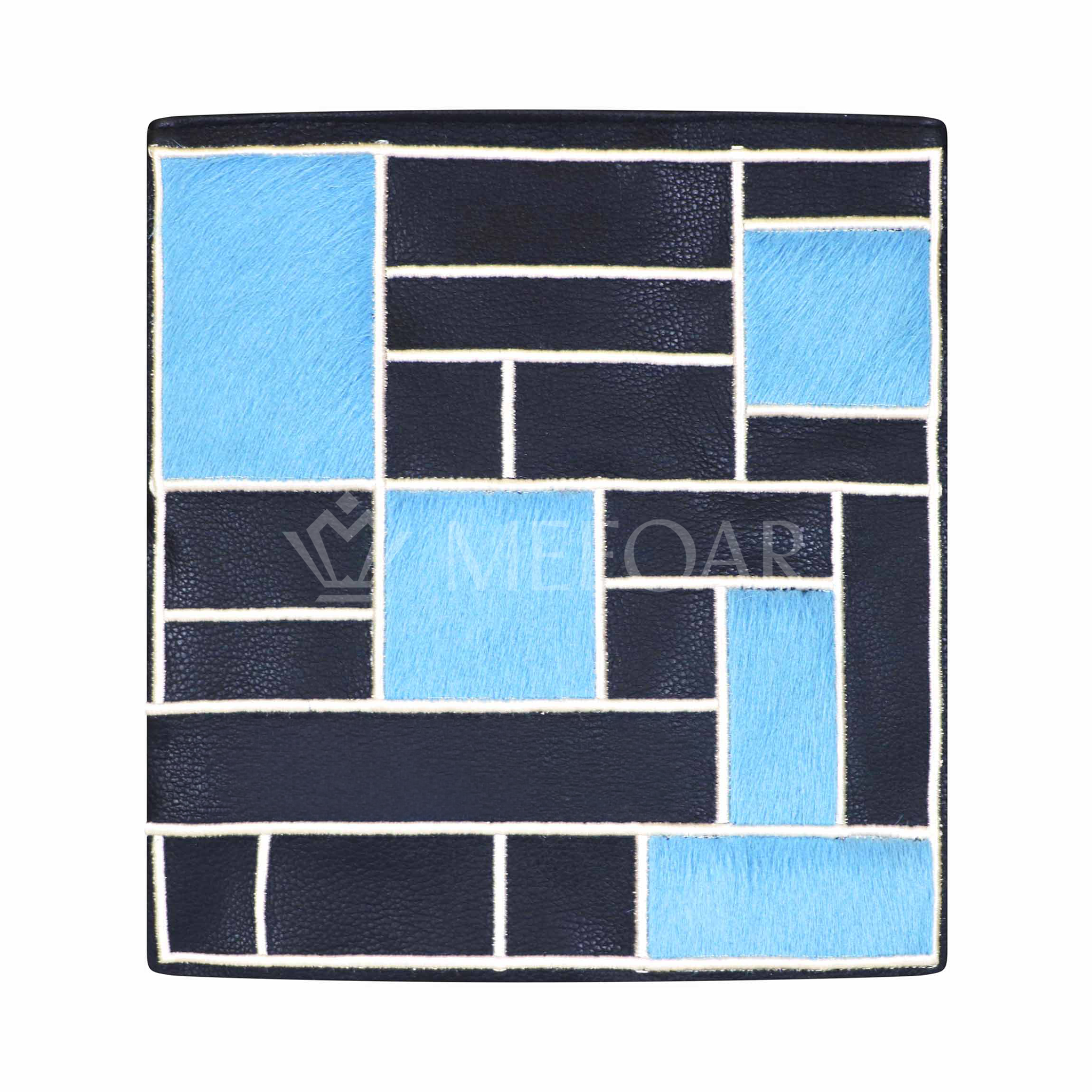 Tallis and Tefillin Bag Design 424 - Leather and Fur