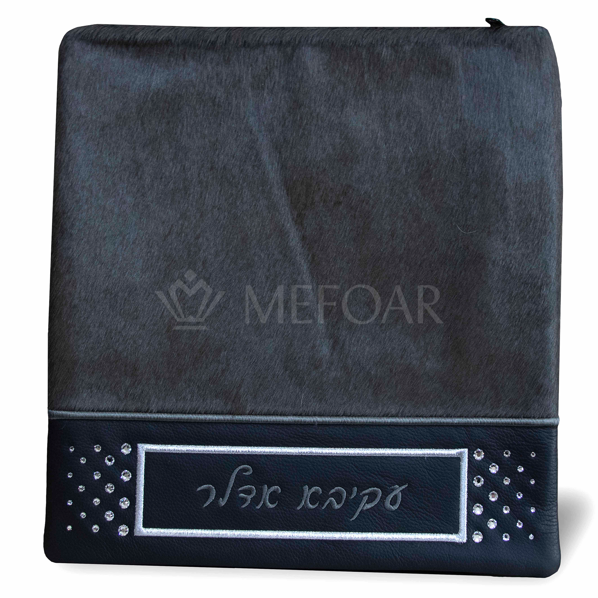 432 - Black Leather and Fur