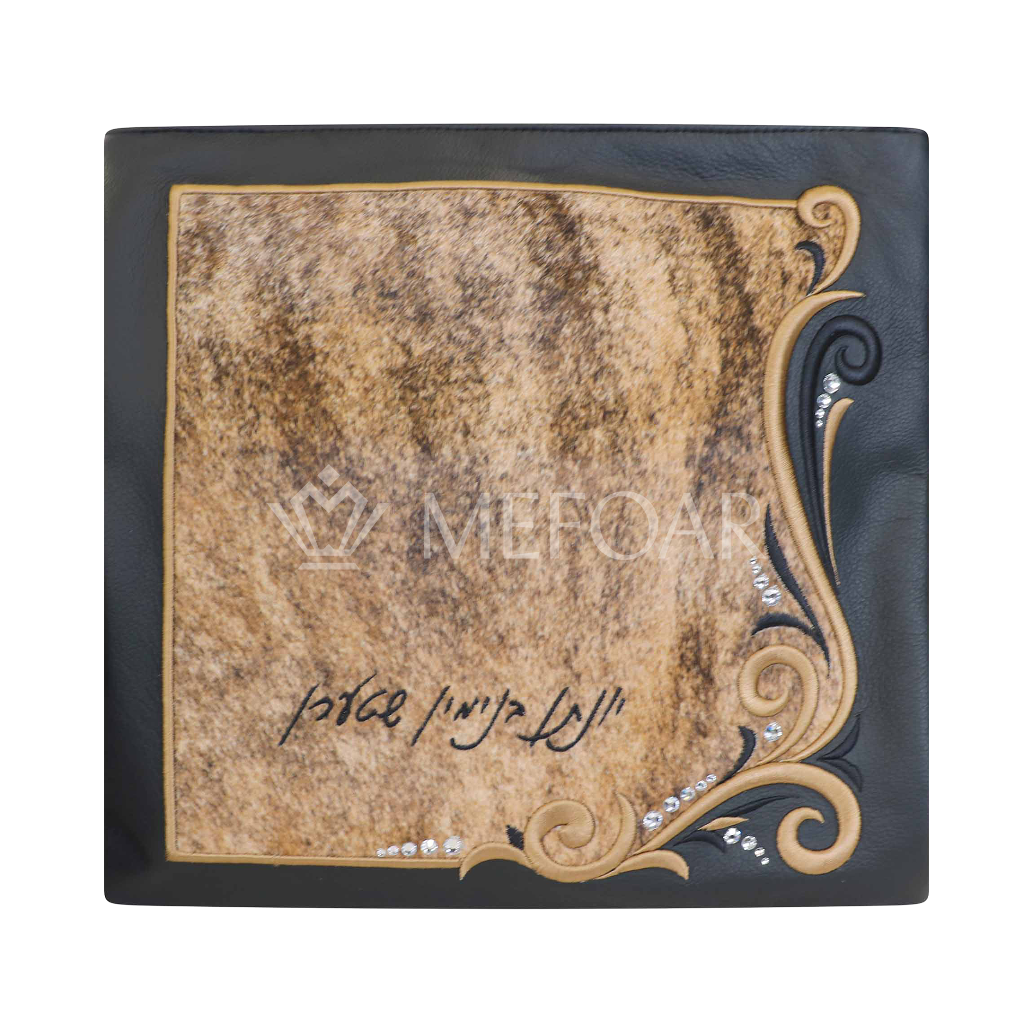 478 - Black Leather and Fur