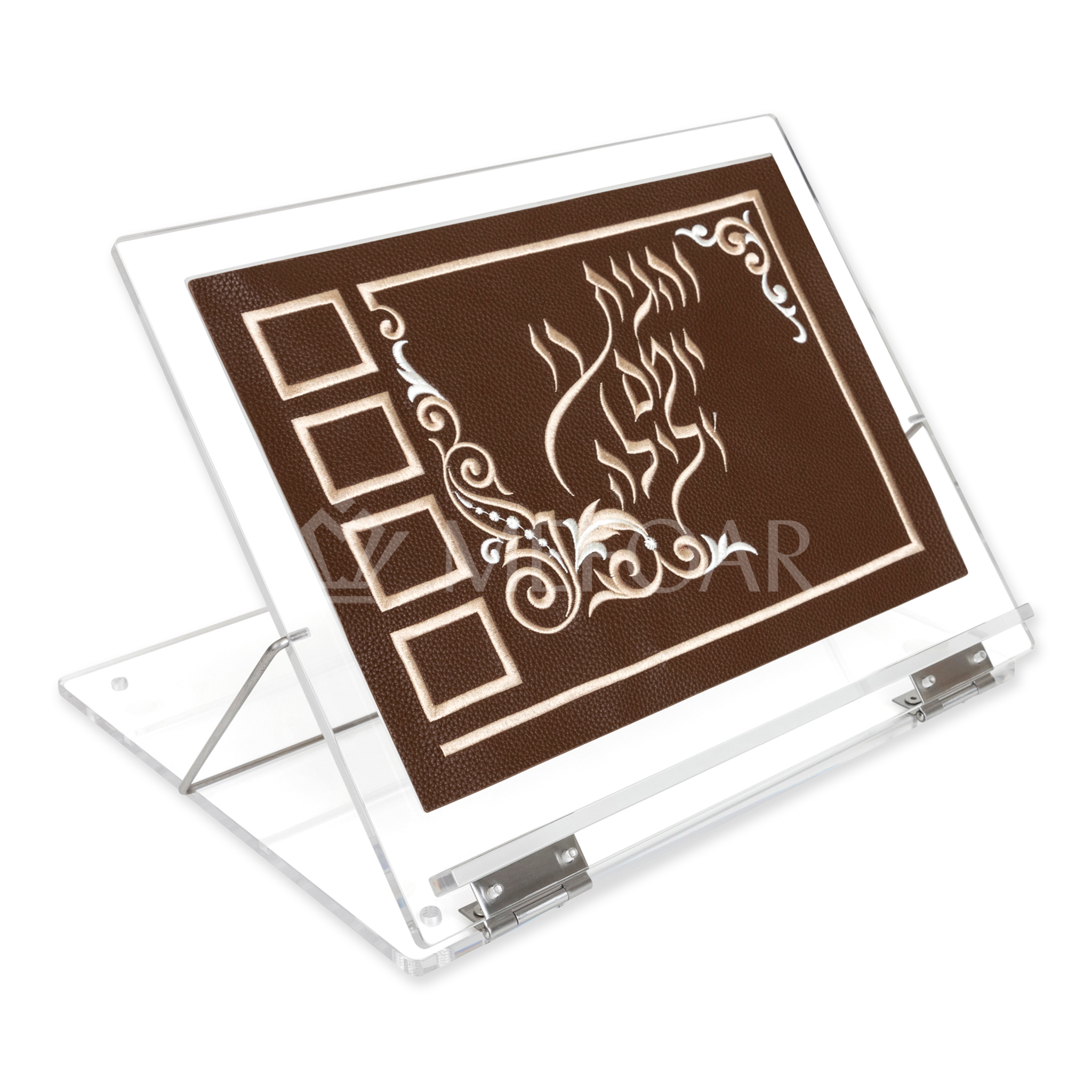 Acrylic Shtender with Leatherette Insert Style #306B